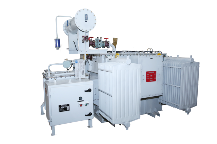 Kalpa Oil Immersed Distribution Transformers Outdoor type 500 kVA, 11000 / 400 V, ONAN, Dyn11, 3 Phase, Copper Wound, Oil Cooled, Distribution Transformer with Off Circuit Tap Changer